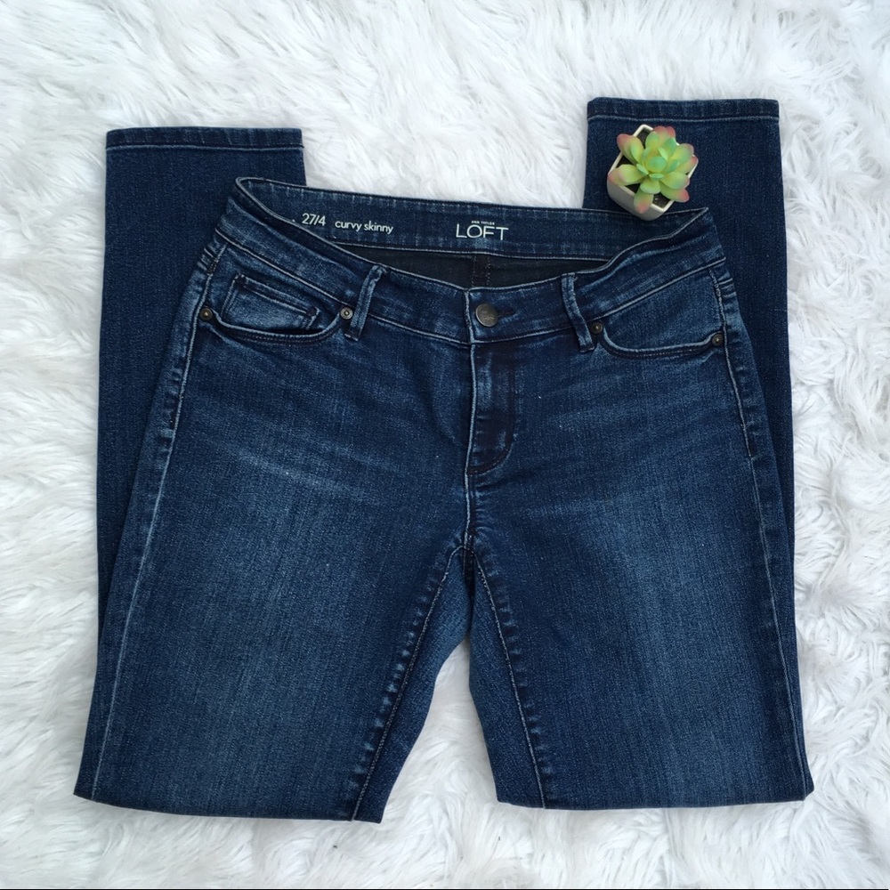 Ann Taylor Loft skinny curvy jeans size 27/4